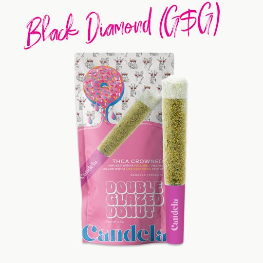 Candela - Candela Double Glazed Donut - Black Diamond - 1