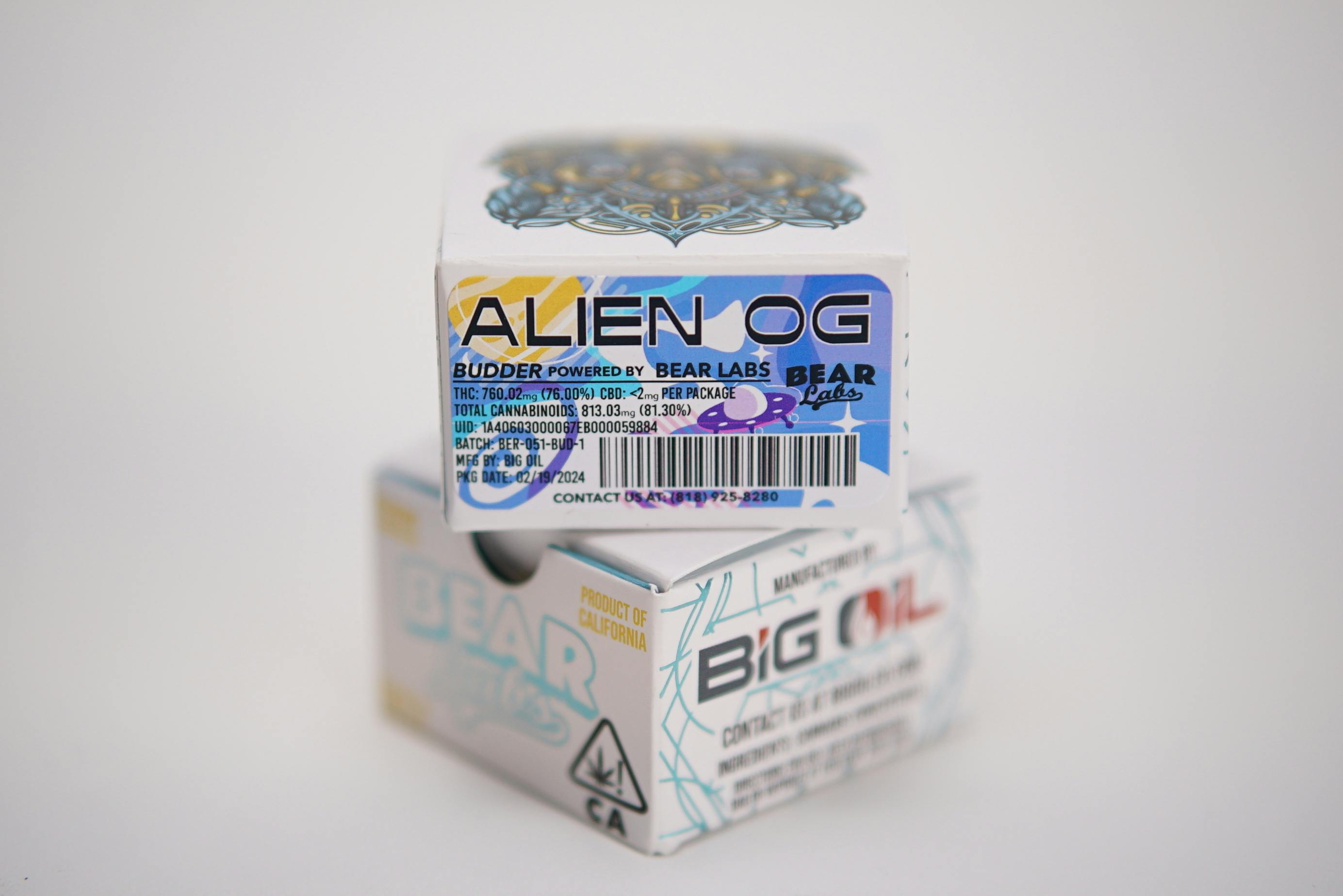 Bear Labs - BEAR Labs - Alien OG - Tier 2 Live Resin Budder - 1