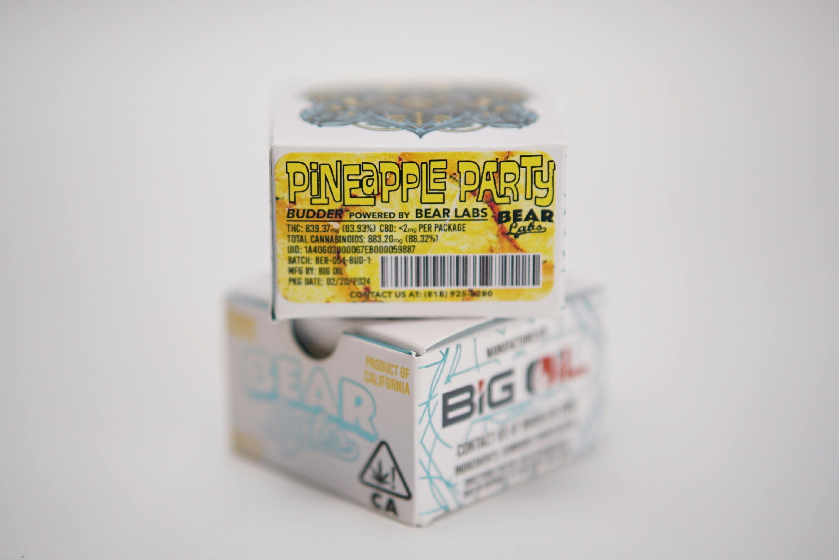 Bear Labs - BEAR Labs - Pineapple Party - Tier 2 Live Resin Budder - 1