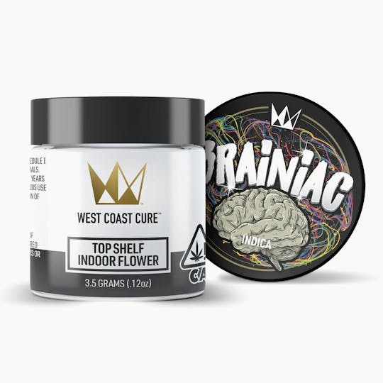 West Coast Cure - Brainiac - 3.5G Top Shelf Flower - 1