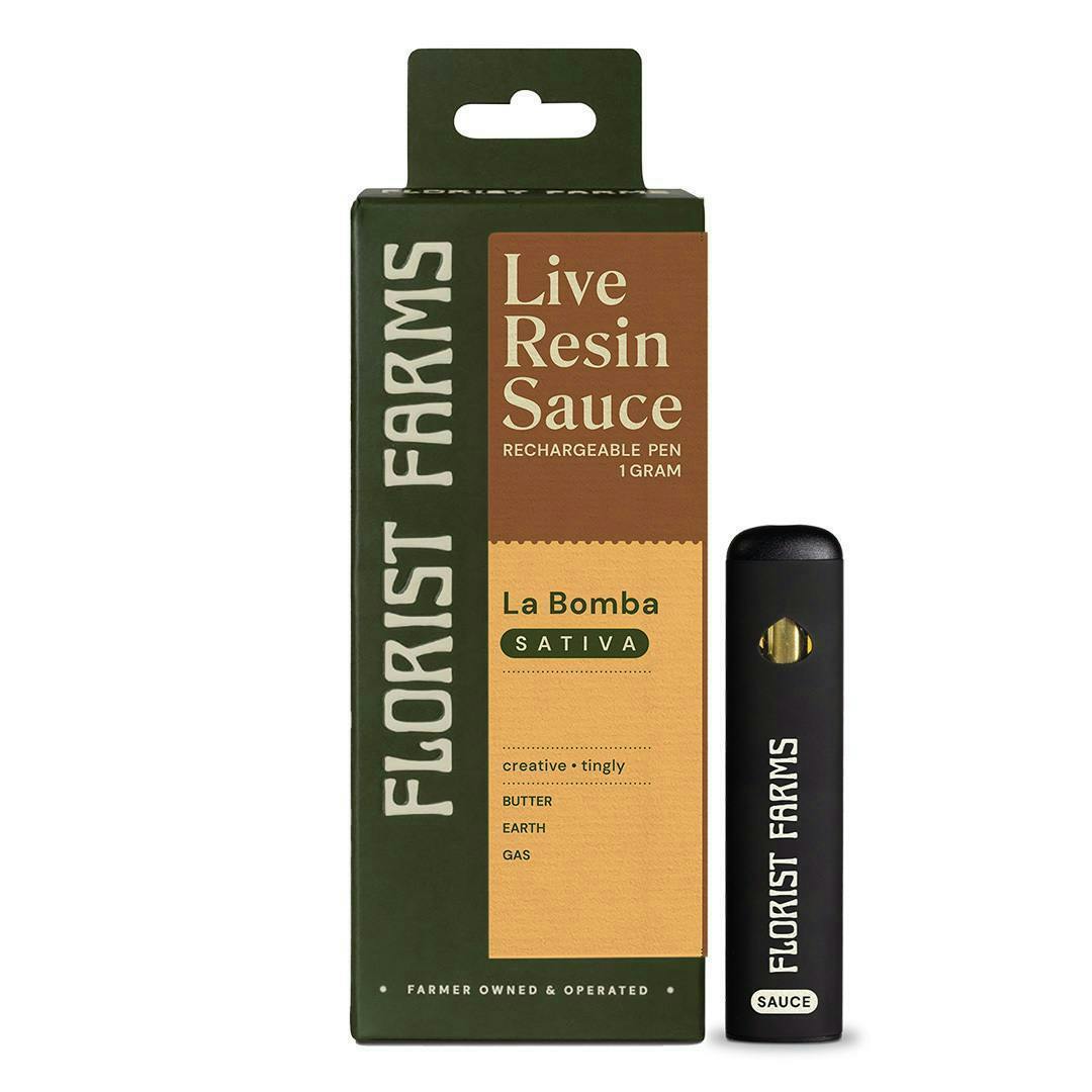 Florist Farms - Florist Farms | La Bomba | Live Resin Disposable | 1g - 1