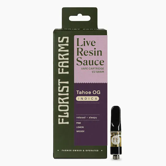 Florist Farms - Florist Farms | Tahoe OG | Live Resin Cartidge | 0.5g - 1