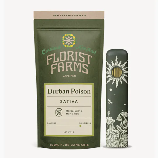 Florist Farms - Florist Farms | Durban Poison | Disposable | 1g - 1