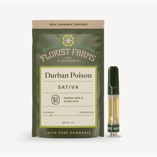 Florist Farms - Florist Farms | Durban Poison | Cartridge | 1g - 1
