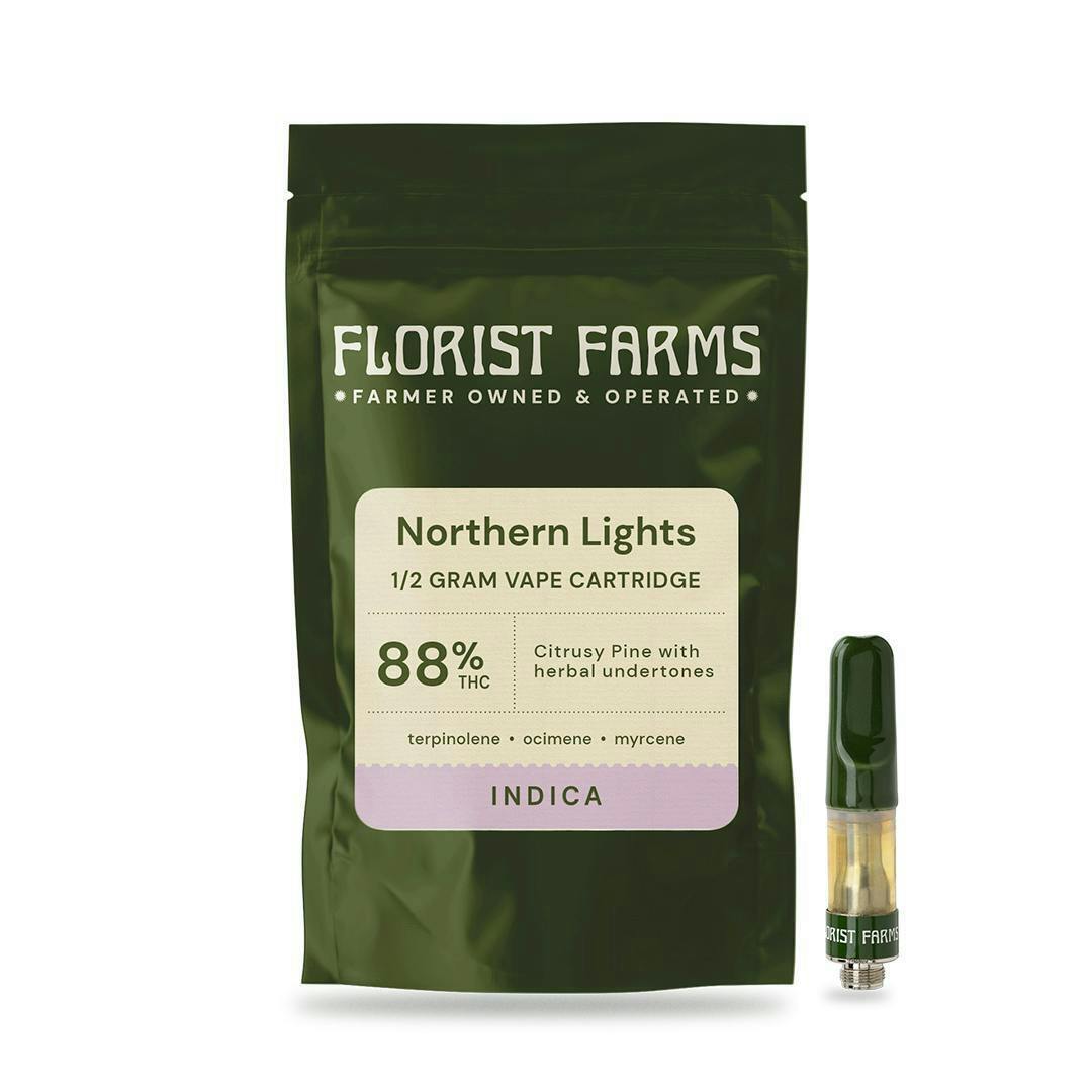 Florist Farms - Florist Farms | Northern Lights | Cartridge | 0.5g - 1