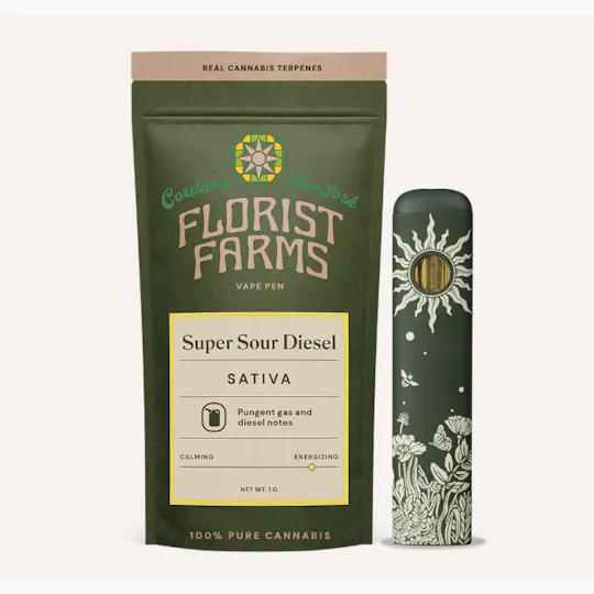 Florist Farms - Florist Farms | Super Sour Diesel | Disposable | 1g - 1