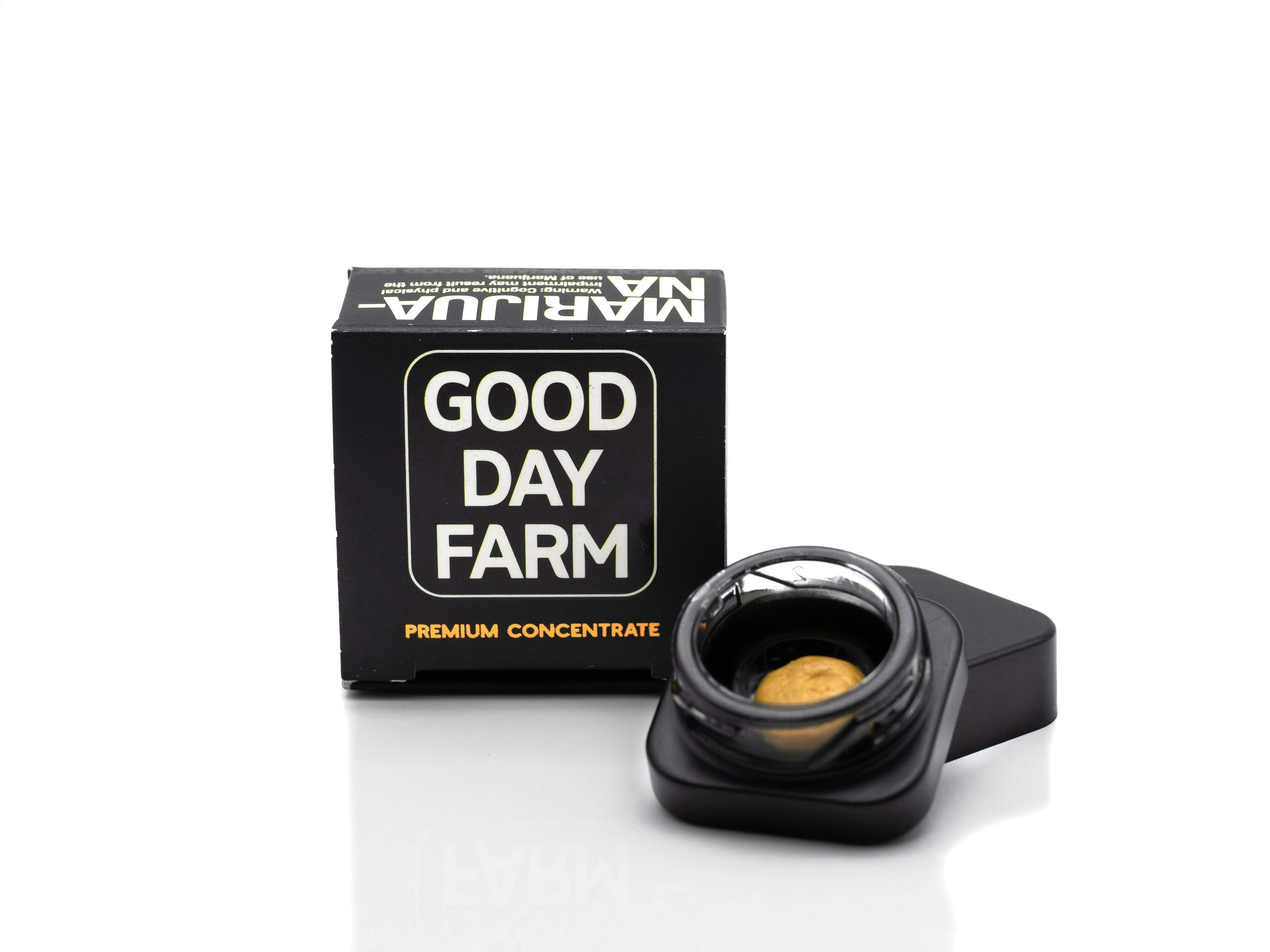 GOOD DAY FARM - GDF: Concentrate | Bubba D | Sugar | 1g - 1