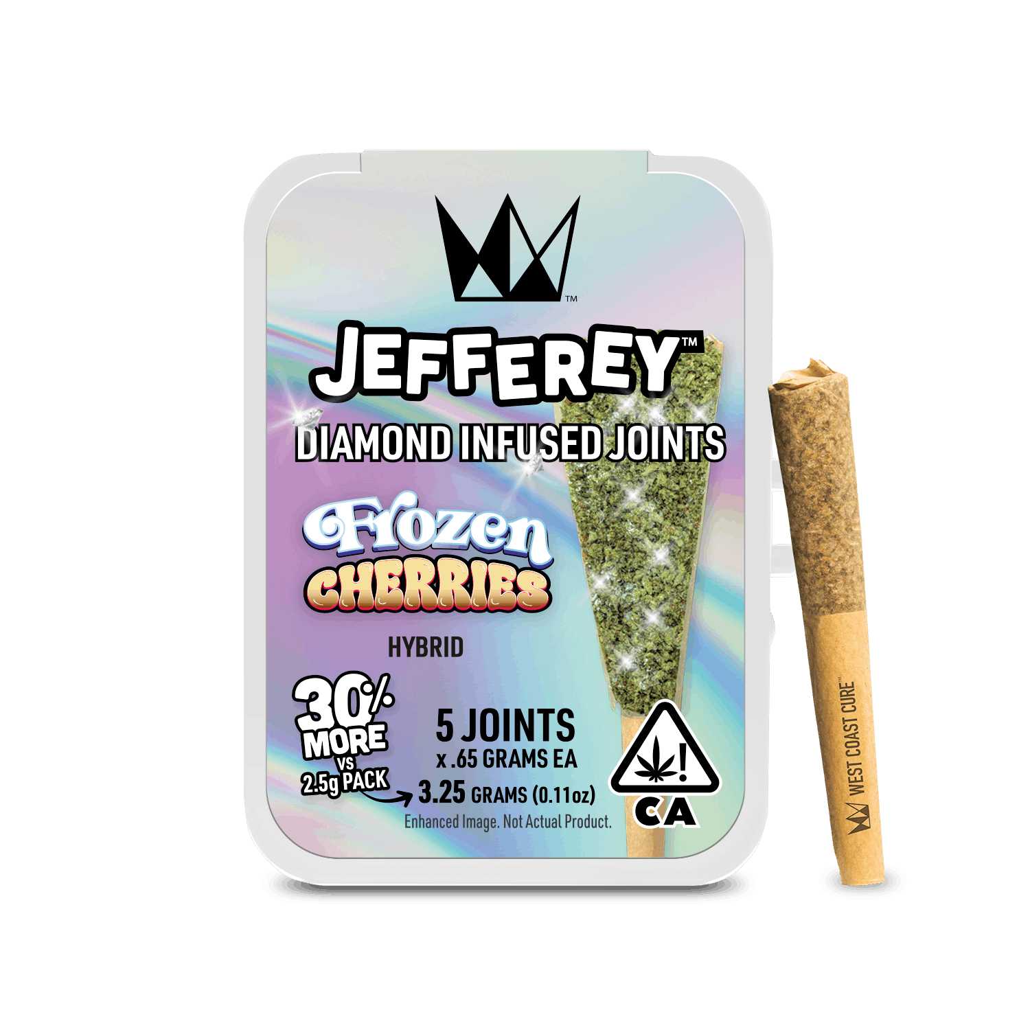 West Coast Cure - Frozen Cherries - Jefferey Infused Joint .65g 5 Pack - 1