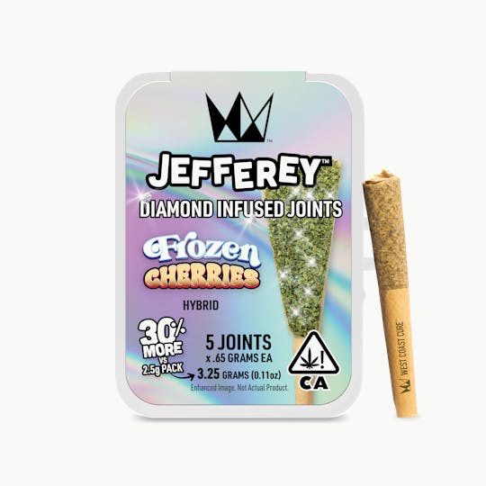 West Coast Cure - Frozen Cherries - Jefferey Infused Joint .65g 5 Pack - 1