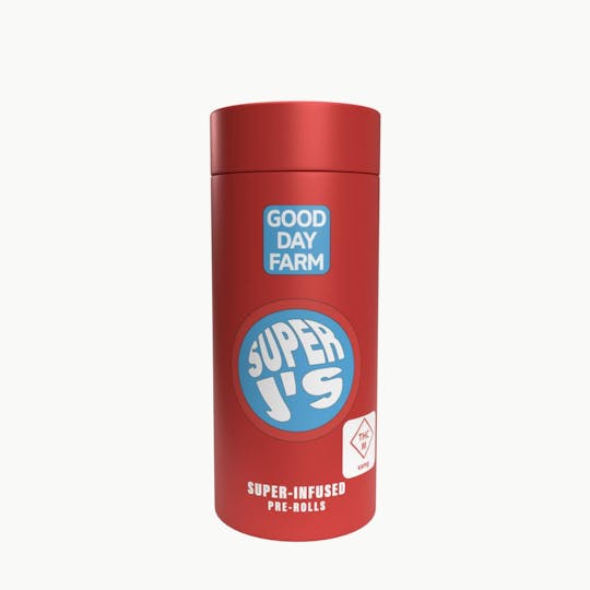 GOOD DAY FARM - GDF: Infused Pre-Roll Pack | Blueberry x Spritzer | Super J's | 0.5g | 5pk - 1