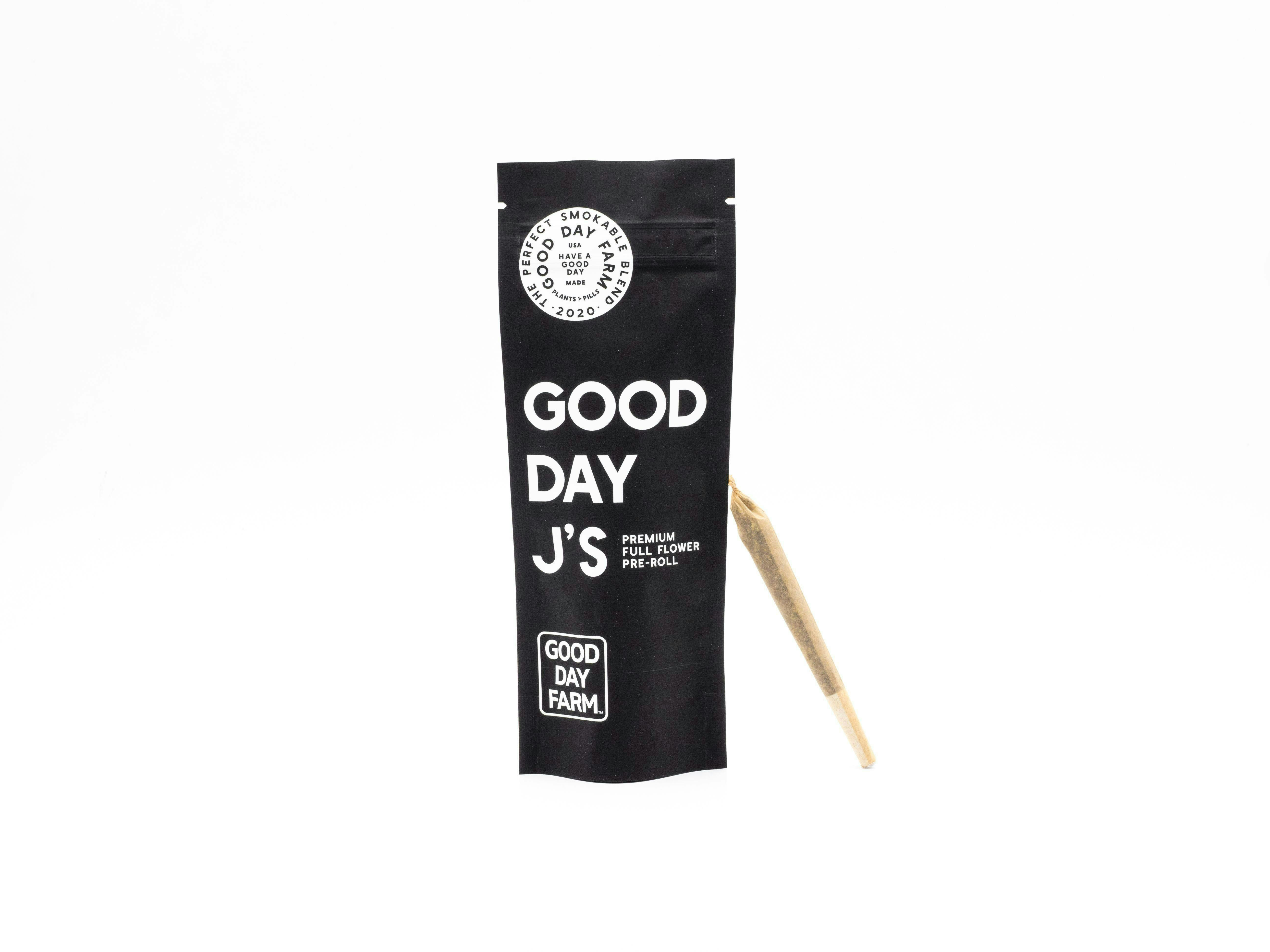GOOD DAY FARM - GDF: Pre-Roll | Old Family Purple | Good Day J's | 1g - 1
