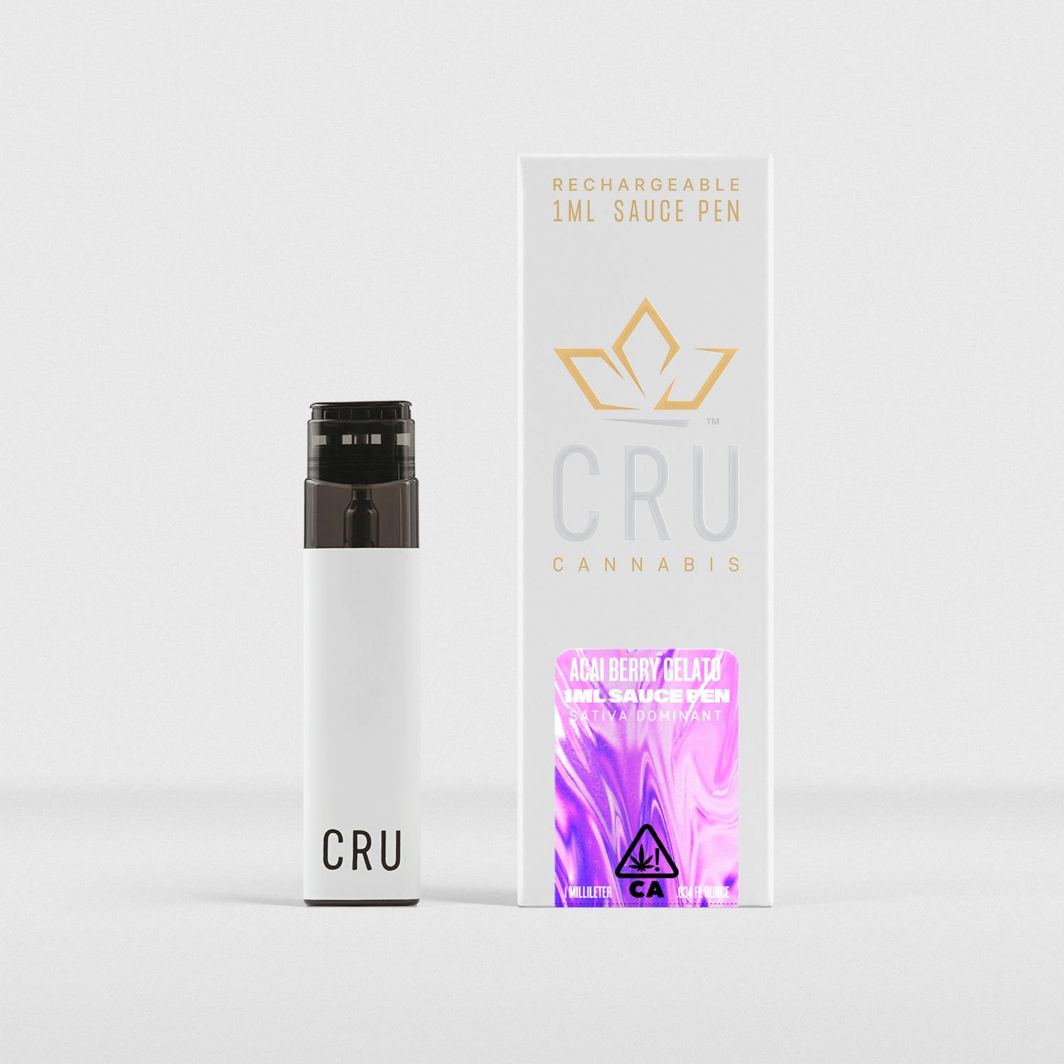 CRU Cannabis - Acai Berry Gelato (1ml Sauce Pen) - 1