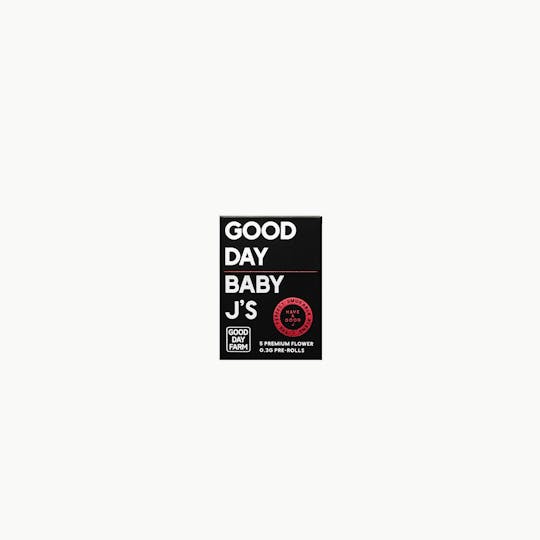GOOD DAY FARM - GDF: Pre-Roll Pack | Heavy Fog #1 | Good Day J's | 0.3g ea | 5pk - 1