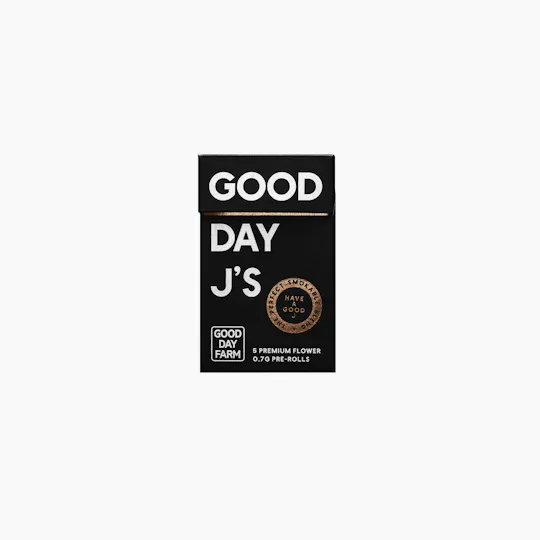 GOOD DAY FARM - GDF: Pre-Roll Pack | Watermelon Wonder | Good Day J's | 0.7g ea | 5pk - 1