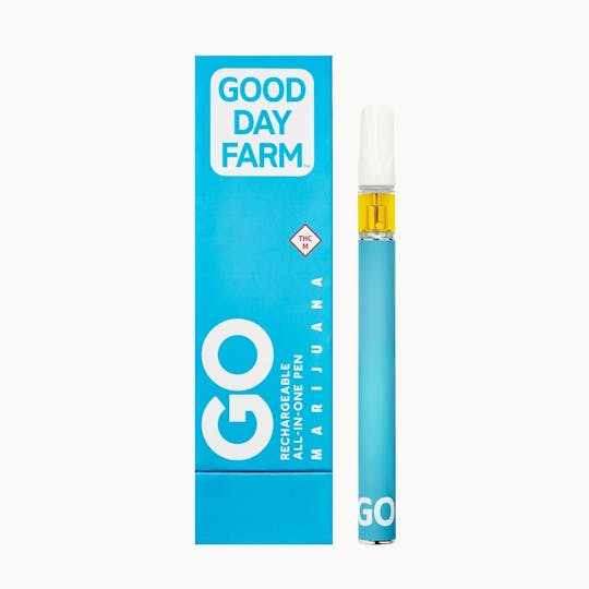 GOOD DAY FARM - GDF: GO Pen Vape | Blue Raspberry Smash | All-in-One | 0.3g - 1