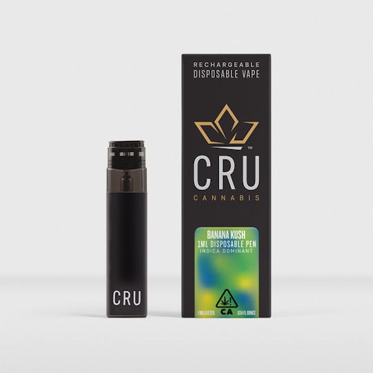 CRU Cannabis - Banana Kush (1ml Rechargeable Pen) - 1