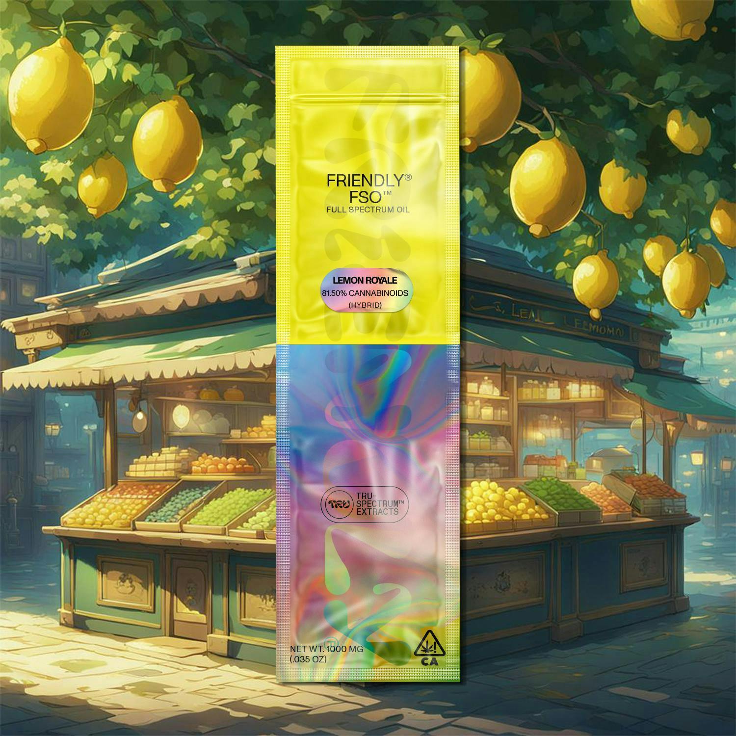 Friendly Brand - Friendly Brand | FSO Applicator | Lemon Royale | Extract Oils | 1g - 1