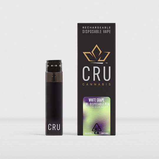 CRU Cannabis - White Grape (1ml Disposable Pen) - 1