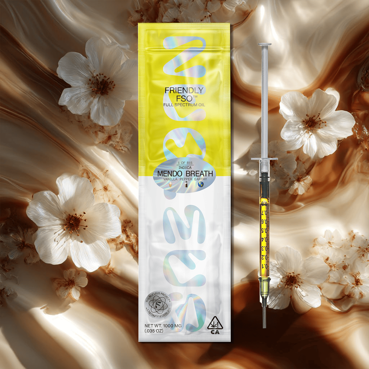 Friendly Brand - Friendly Brand - Mendo Breath - Indica - 1g Live NURESIN Applicator - 1