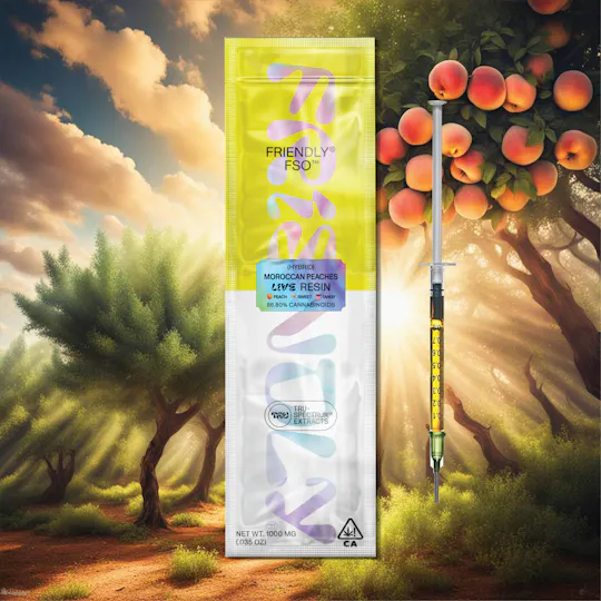 Friendly Brand - Friendly Brand | Live Resin FSO | Moroccan Peaches | Extract Oils | 1g - 1