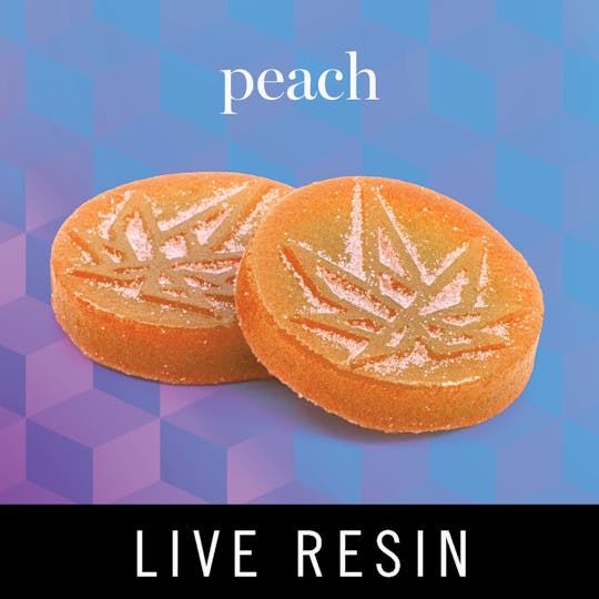 Levitate - Peach Live Resin Gummies (4 Pack) - 200mg - 1