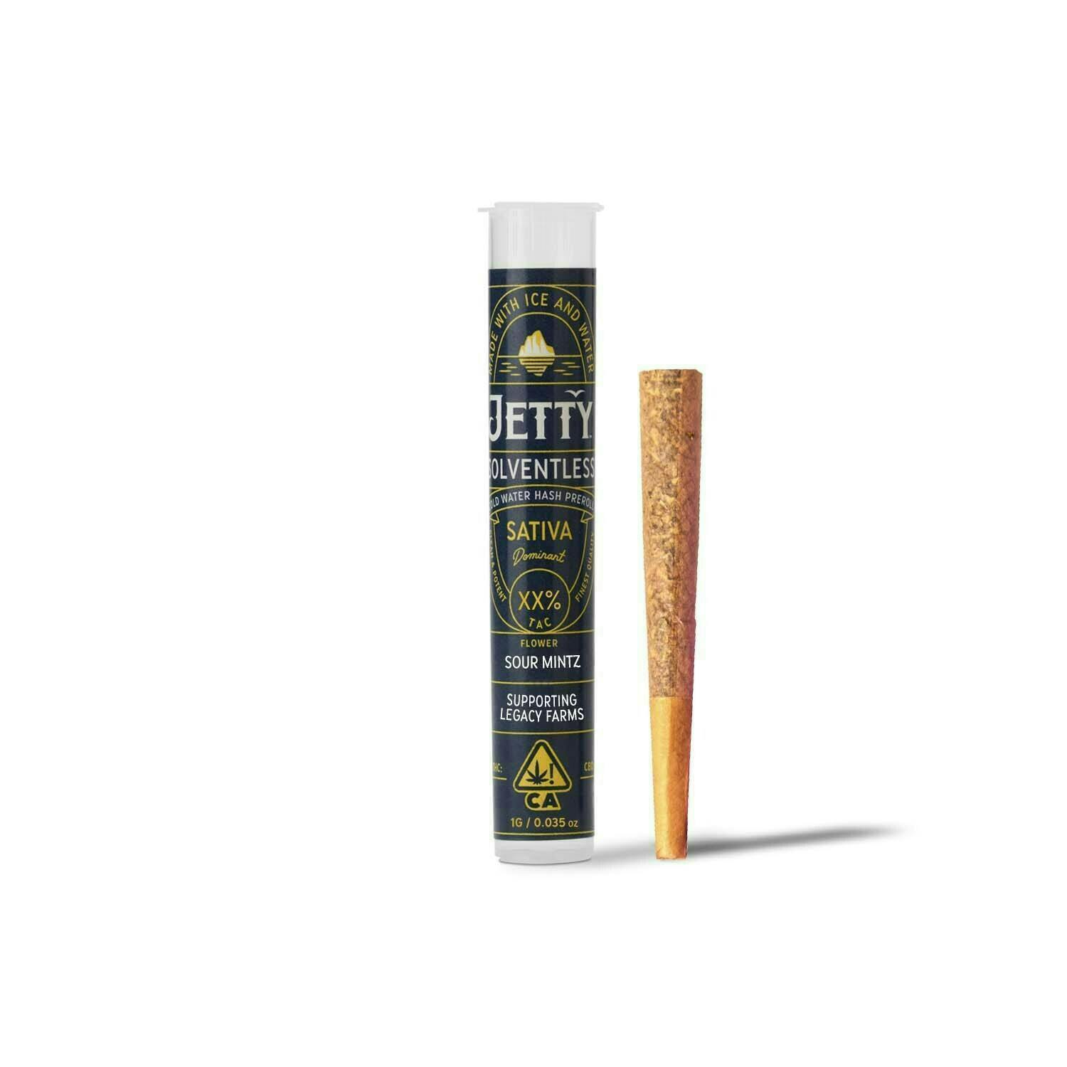 Jetty Extracts - Sour Mintz | Live Rosin Infused Joint | 1g - 1