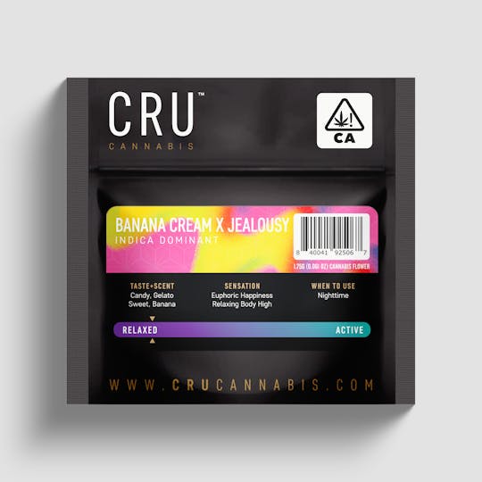 CRU Cannabis - Banana Cream x Jealousy (1.75 Grams) - 1
