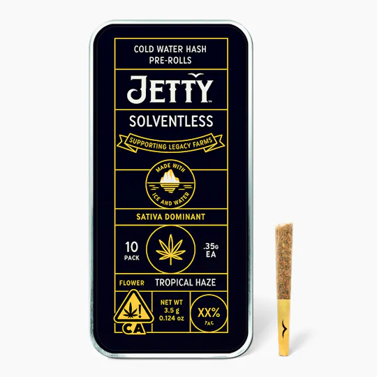 Jetty Extracts - Tropical Haze | Live Rosin Infused Minis | 0.35g each | 10pk - 1