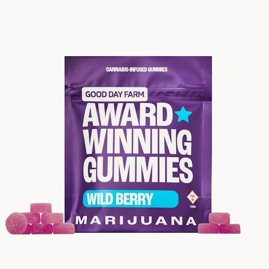 GOOD DAY FARM - GDF: Gummies | Wild Berry | 100mg | 10pk - 1