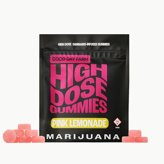 GOOD DAY FARM - GDF: Multi-Dose Gummies | Pink Lemonade | 300mg | 10pk - 1