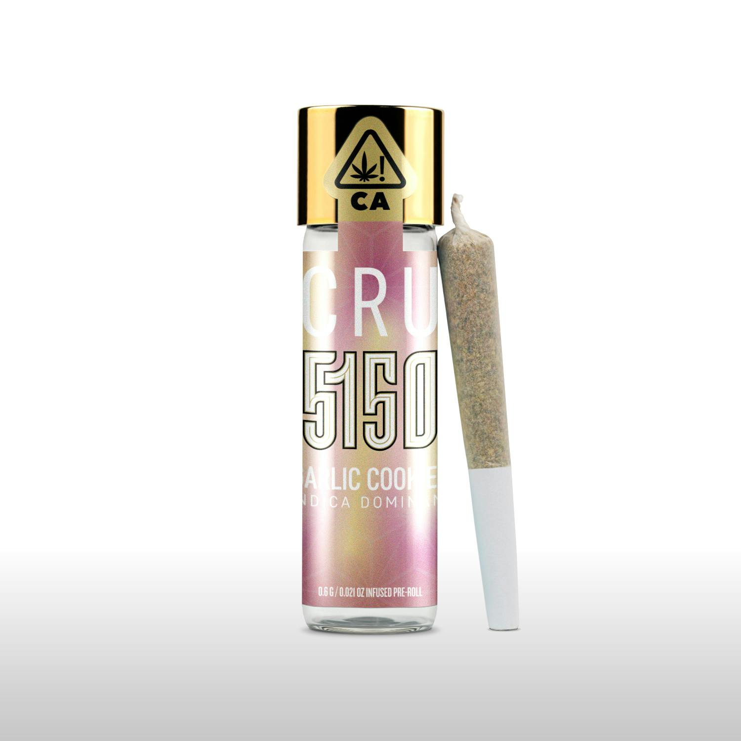 CRU Cannabis - Garlic Cookies (0.6G 5150 Pre-Roll) - 1