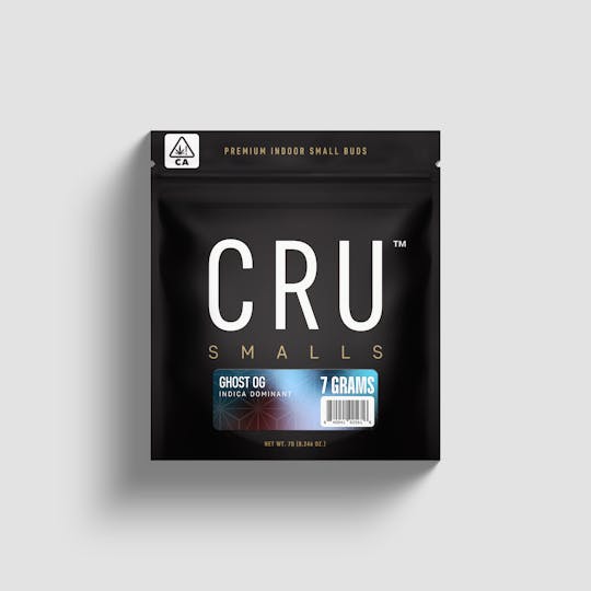 CRU Cannabis - Ghost OG (7 Grams Smalls Flower) - 1