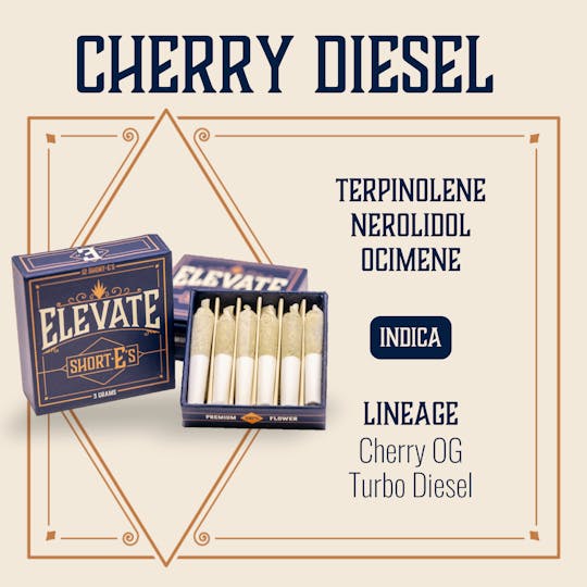 Elevate Missouri - Cherry Diesel - 3g ShortEs - 1