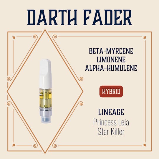 Elevate Missouri - Darth Fader - Canna Terp Cart 0.5g - 1