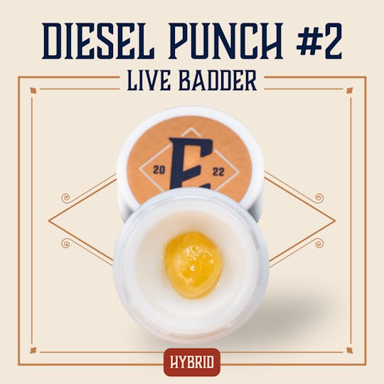 Elevate Missouri - Diesel Punch #2 - 1g Live Badder - 1