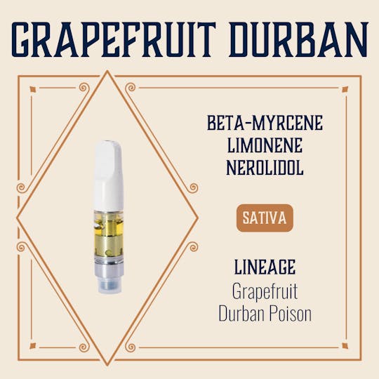 Elevate Missouri - Grapefruit Durban - Canna Terp Cart 0.5g - 1