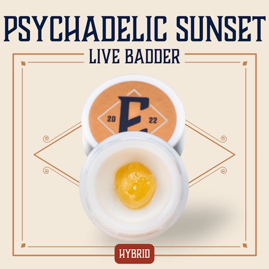 Elevate Missouri - Psychadelic Sunset - 1g Live Badder - 1