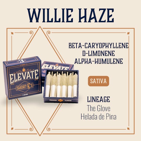 Elevate Missouri - Willie Haze - 3g ShortEs - 1