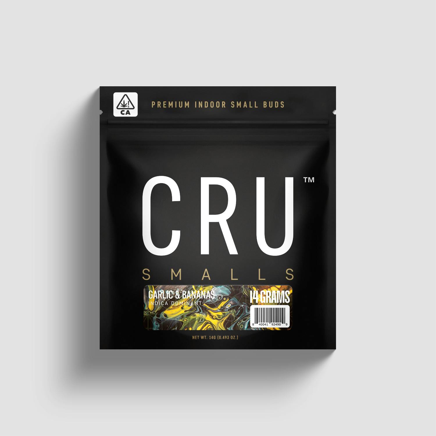 CRU Cannabis - Garlic & Bananas (14 Grams Smalls Flower) - 1
