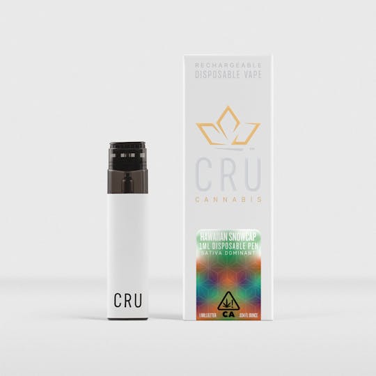 CRU Cannabis - Hawaiian Snowcap (1ml Rechargeable Pen) - 1