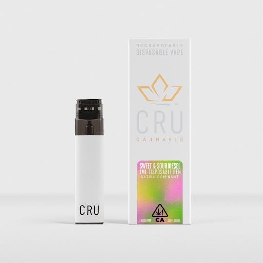 CRU Cannabis - Sweet & Sour Diesel (1ml Disposable Pen) - 1