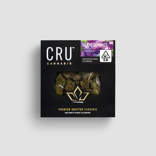 CRU Cannabis - Grape Gummies (3.5 Grams) - 1