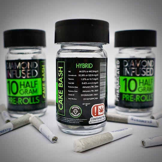 Pharmicated - PhD 0.5G Diamond Infused 10 Pack - Cake Bash - 1