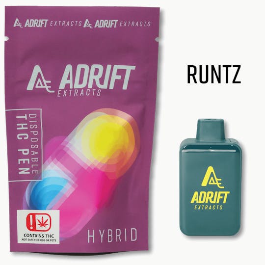 Sunday Extracts - Adrift Extracts - 3g Disposable - Runtz - 1