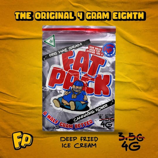 Fat Pack - FAT PACK: Deep Fried Ice Cream (4G 8TH Prepack) - 1