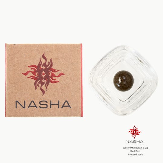 NASHA - GovernMint Oasis 1.2g Red Pressed Hash (Blocksburg Family Farms) - 1