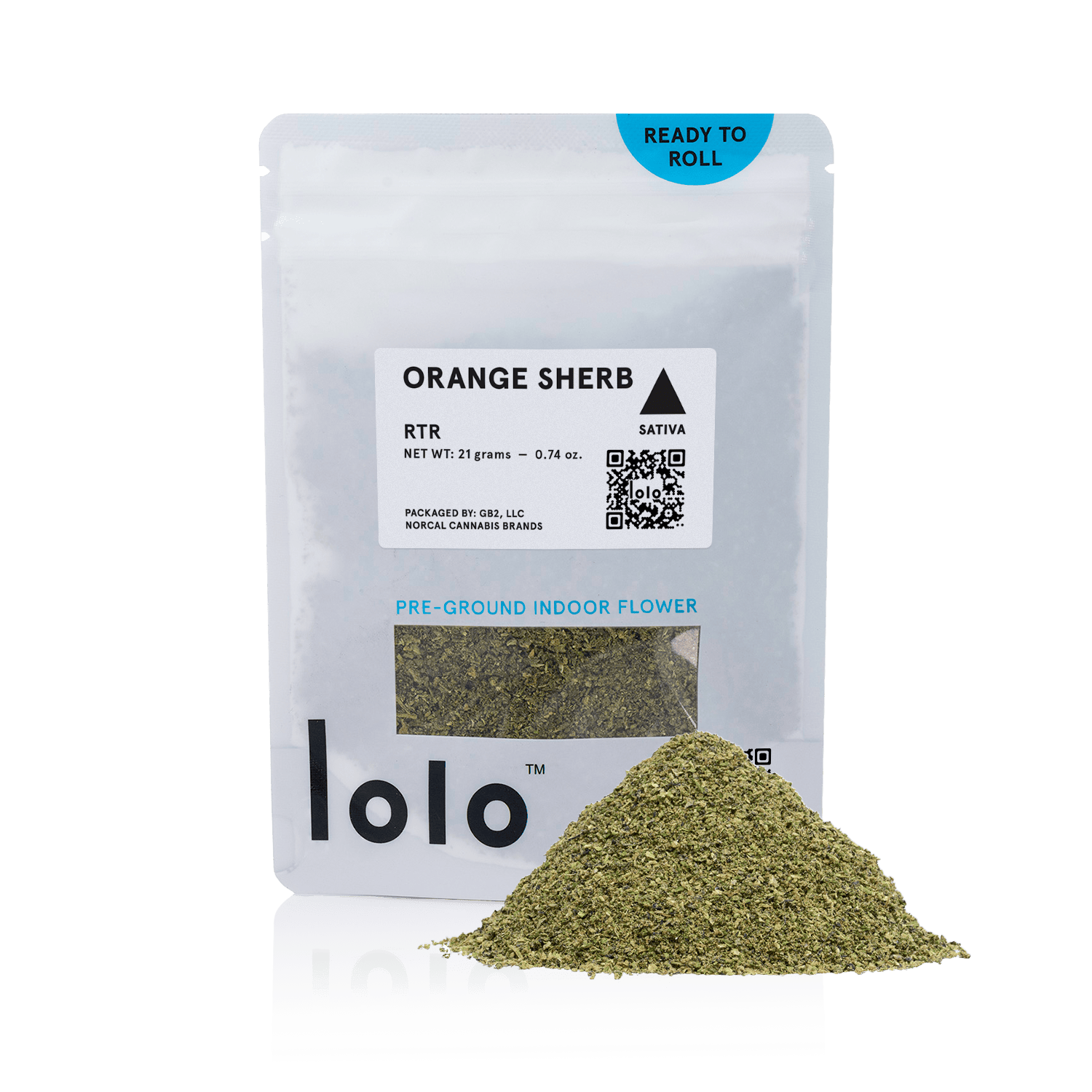 lolo - lolo | Orange Sherb | Indoor Ready To Roll | 21g - 1