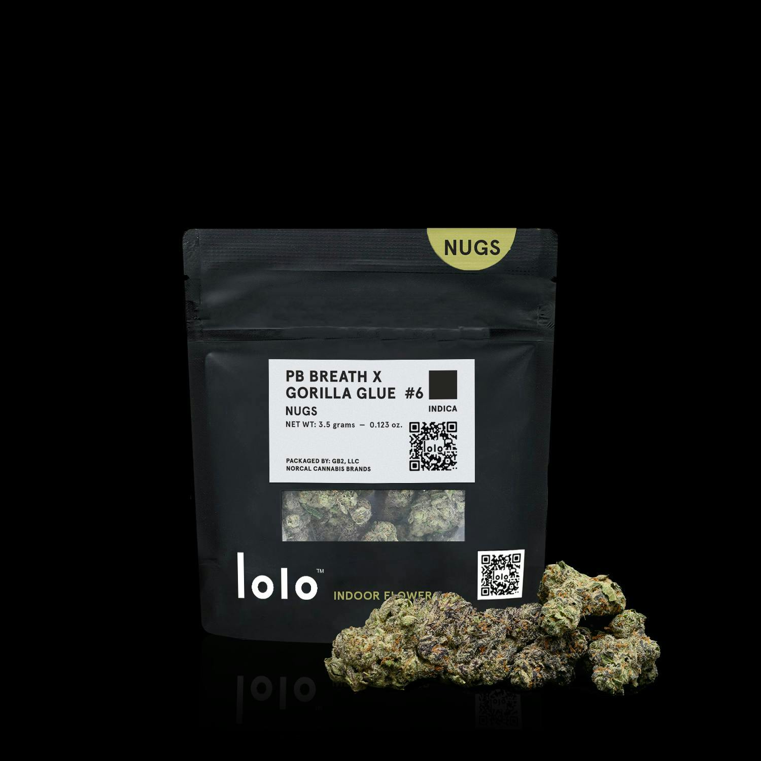 lolo - lolo | PB Breath + Gorilla Glue #6 | Indoor Nugs | 3.5g - 1