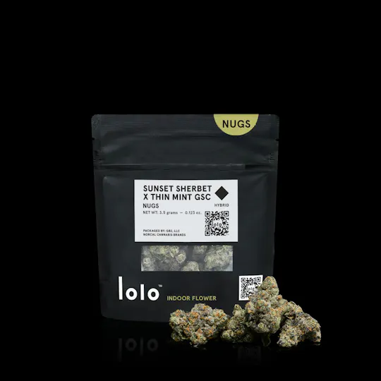 lolo - lolo | Sunset Sherbet + Thin Mint GSC | Indoor Nugs | 3.5g - 1