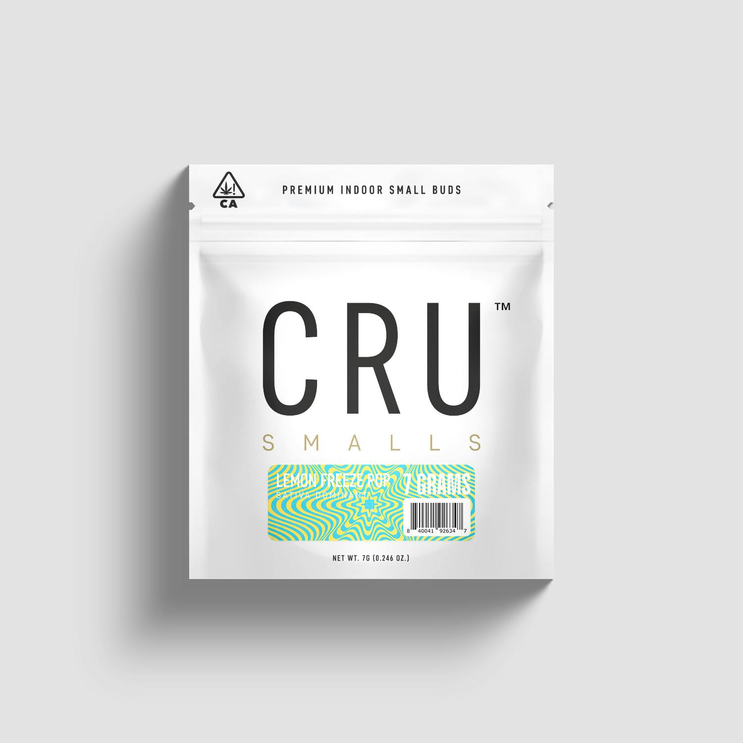 CRU Cannabis - Lemon Freeze Pop (7 Grams Smalls Flower) - 1